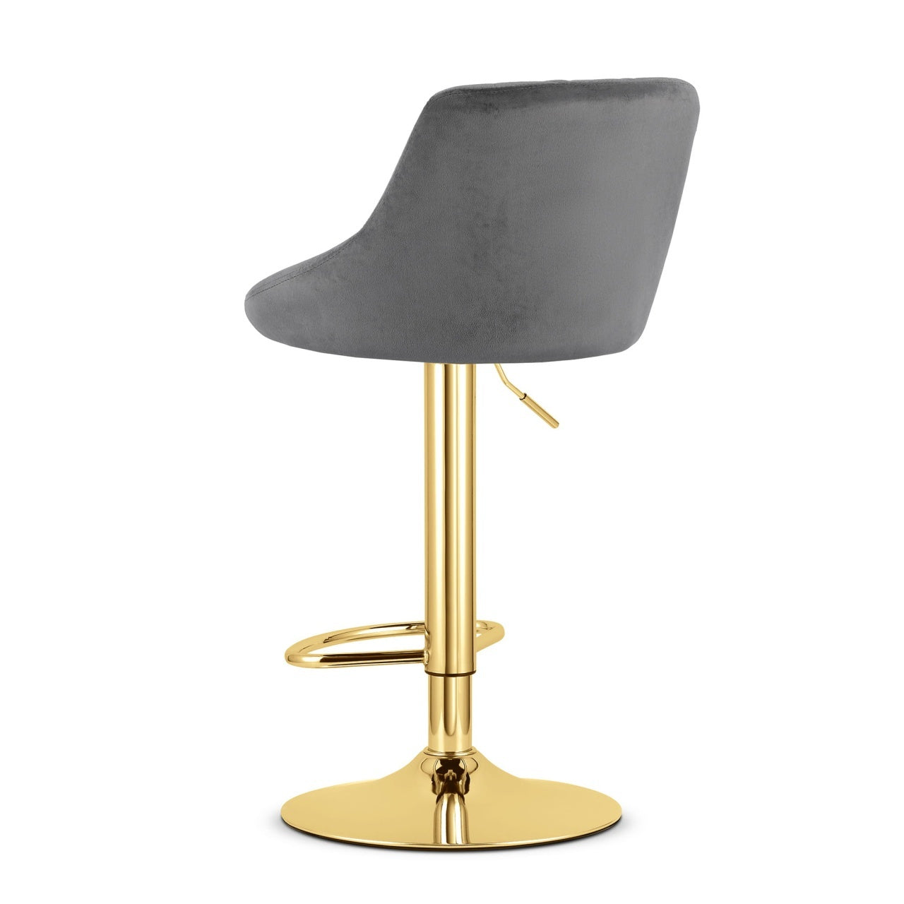 Barska stolica Kast grey / gold baza