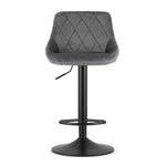 Barska stolica Kast grey velvet