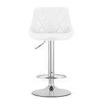 Barska stolica Kast white eco / chrom baza