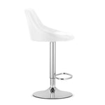 Barska stolica Kast white eco / chrom baza