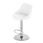 Barska stolica Kast white eco / chrom baza
