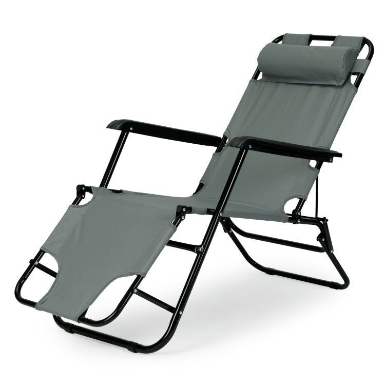 BAŠTENSKA FOTELJA ZERO GRAVITY DARK GRAY