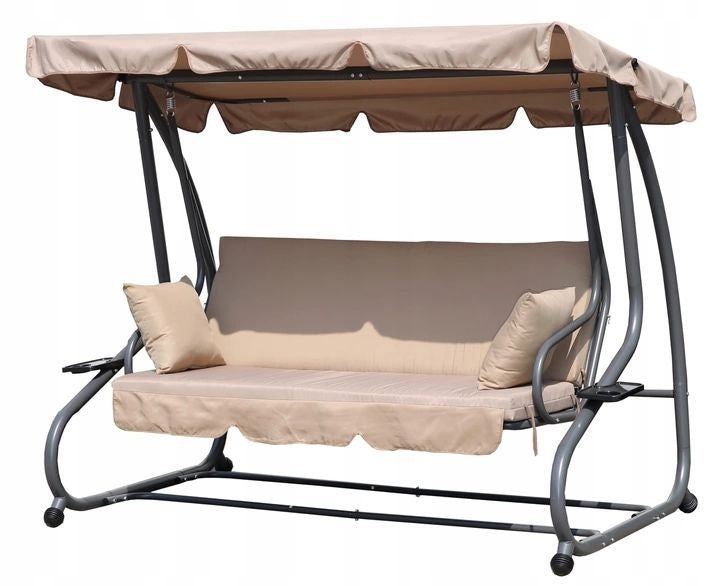 Baštenska ljuljaška - ležaljka 2u1 beige