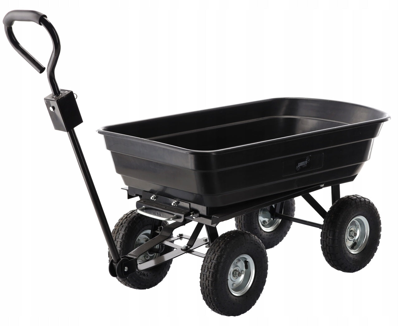 Baštenska/transportna kolica Garden Line, 300 kg, 75 L Black