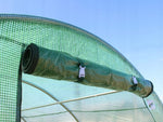 BAŠTENSKI PLASTENIK 3-SEGMENTNI 3 X 2 X 2 M ZELENI SA OPCIJOM DODATNE VENTILACIJE 3910