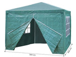 Baštenski šator, 3x3 m, 4 stranica green, MultiGarden