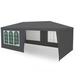 Baštenski šator, 3x6 m, 6 stranica, gray, MultiGarden