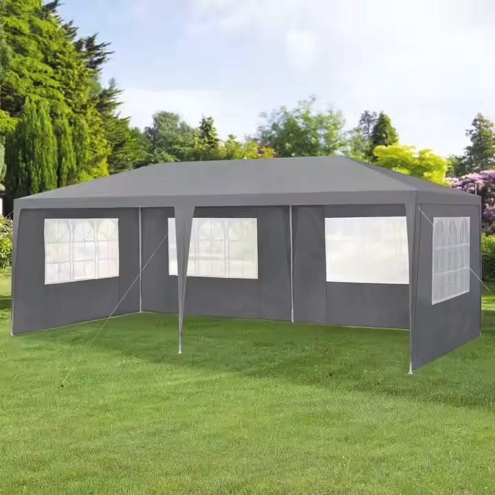 Baštenski šator, 3x6 m, 6 stranica, gray, MultiGarden