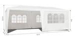 Baštenski šator, 3x6 m, 6 stranica, white, MultiGarden