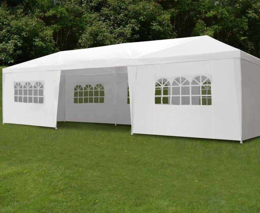 Baštenski šator, 3x9 m, 8 stranica, white, MultiGarden