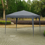 Baštenski šator/paviljon 3×3 m, automatski rasklopiv, sa 4 bočne stranice crni – MultiGarden
