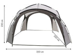 BAŠTENSKI ŠATOR ZA PIKNIK +TORBA GREY