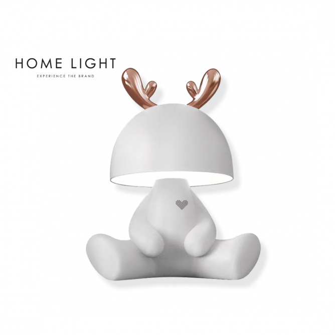 Decija Stona Lampa/Bluetooth Zvucnik M3301 2W Beli