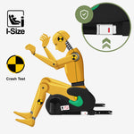 Auto sedište za decu sa isofix-om 125-150cm Tulano Cabby 35 Graphite