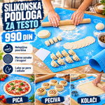 Silikonska nelepljiva podloga za testo – prodajni vizual 1:1