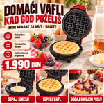 Mini aparat za vafl i galete, crveni – prodajni vizual 1:1