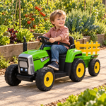 Dete samo kod vozila traktor-261