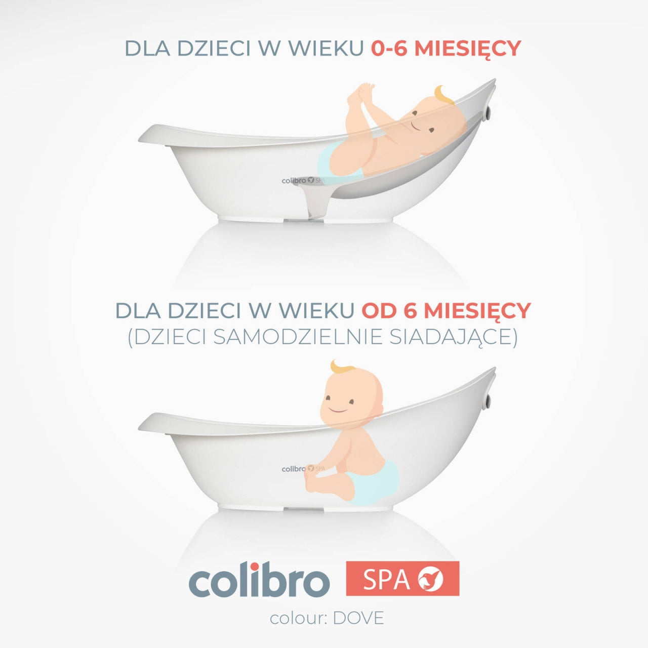 COLIBRO KADICA ZA KUPANJE 2U1 DOVE