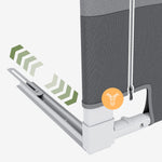 Tulano Cover 44 Zaštitna ogradica za krevet 140cm Siva