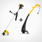 Set trimera Denzel TE-250 + DT-52 – električni i motorni trimer za kompletno održavanje dvorišta