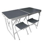 DAJAR DJ47626 SKLOPIVI STO + 4 STOLICE SET ZA KAMPOVANJE