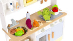Dečija kuhinja – Rerna, mašina za pranje veša, mikrotalasna i 12 dodataka – ECOTOYS