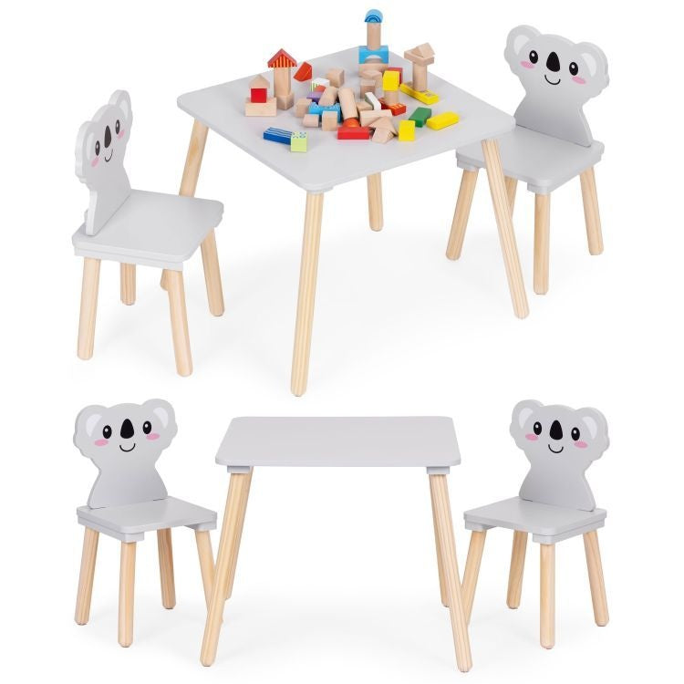 Dečiji set nameštaja Koala – sto + 2 stolice , ECOTOYS