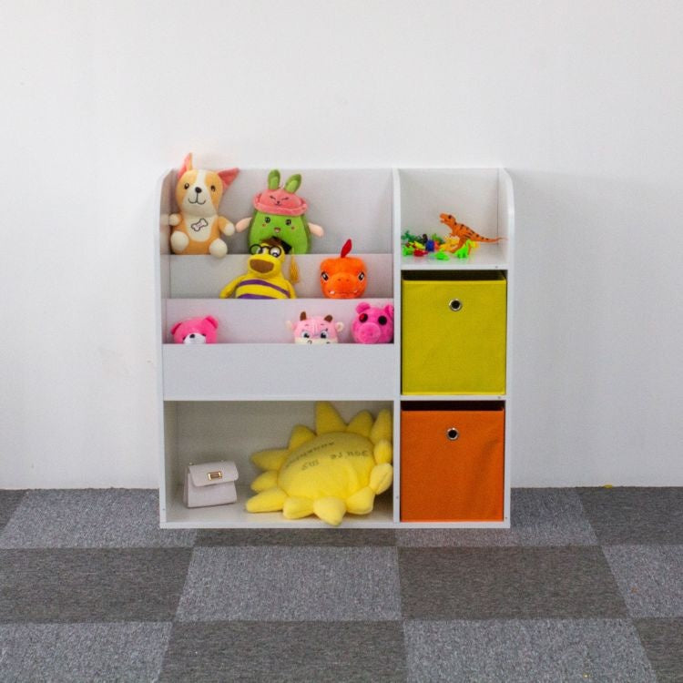 Drvena decija polica organizer sa policama 02A ECOTOYS