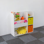 Drvena decija polica organizer sa policama 02A ECOTOYS