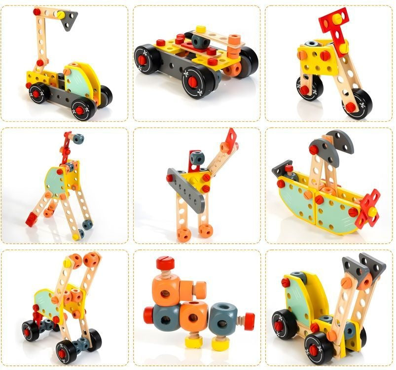 Drvena radionica za decu, sto sa alatom – ECOTOYS