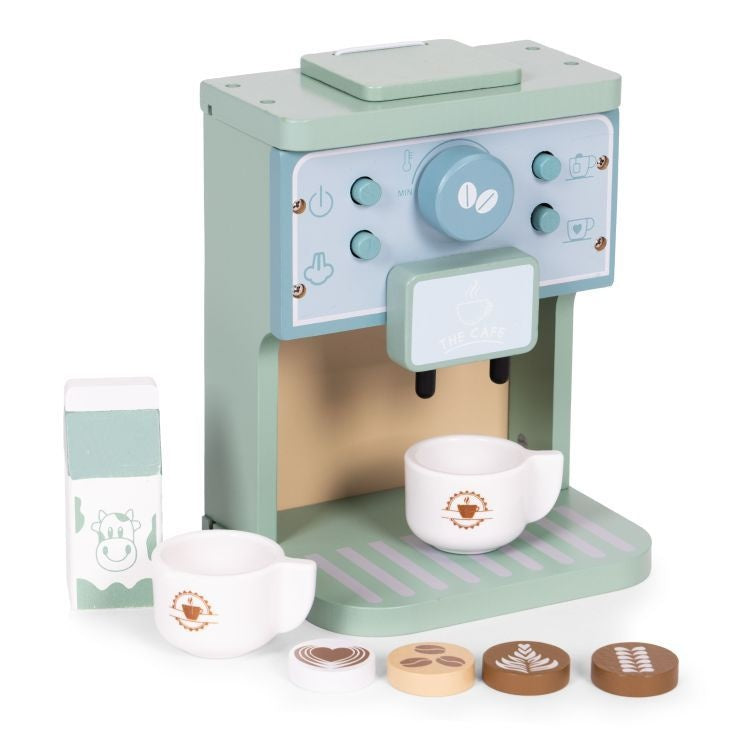 Drveni aparat za kafu za decu – barista set
