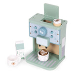 Drveni aparat za kafu za decu – barista set, 8 delova – ECOTOYS