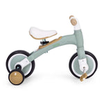 Ecotoys balans bicikl sa pedalama i pomoćnim točkovima 3u1 green