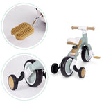 Ecotoys balans bicikl sa pedalama i pomoćnim točkovima 3u1 green