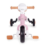 Ecotoys balans bicikl sa pedalama i pomoćnim točkovima 3u1 pink