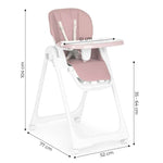 ECOTOYS STOLICA ZA HRANJENJE - PINK