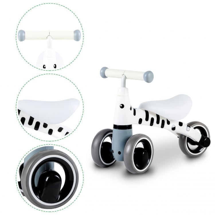 ECOTOYS TRICIKL GURALICA ZA DECU ZEBRA