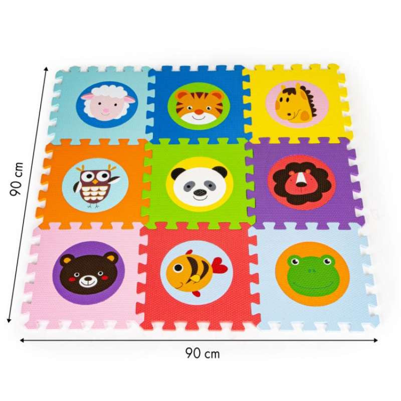 EDUKATIVNA PODLOGA ZA IGRU EVA 90X90 CM 9 EL.
