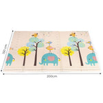 Edukativna podloga za igru sa dva lica, sklopiva sa torbom 200X150 ECOTOYS