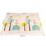 Edukativna podloga za igru sa dva lica, sklopiva sa torbom 200X180 ECOTOYS