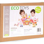 EDUKATIVNE DRVENE KOCKE SET -CANDY CITY 116 KOM