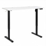 Električni radni sto 140 × 60 cm sa podesivom visinom 72–118 cm, bela radna ploča – ModernHome