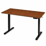 Električni radni sto 140 × 60 cm sa podesivom visinom 72–118 cm, tamni hrast – ModernHome