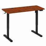 Električni radni sto 140 × 60 cm sa podesivom visinom 72–118 cm, rustični hrast – ModernHome