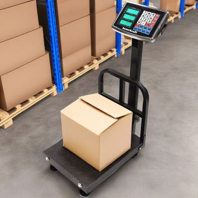 Elektronska platformska vaga do 200 kg sa LCD ekranom