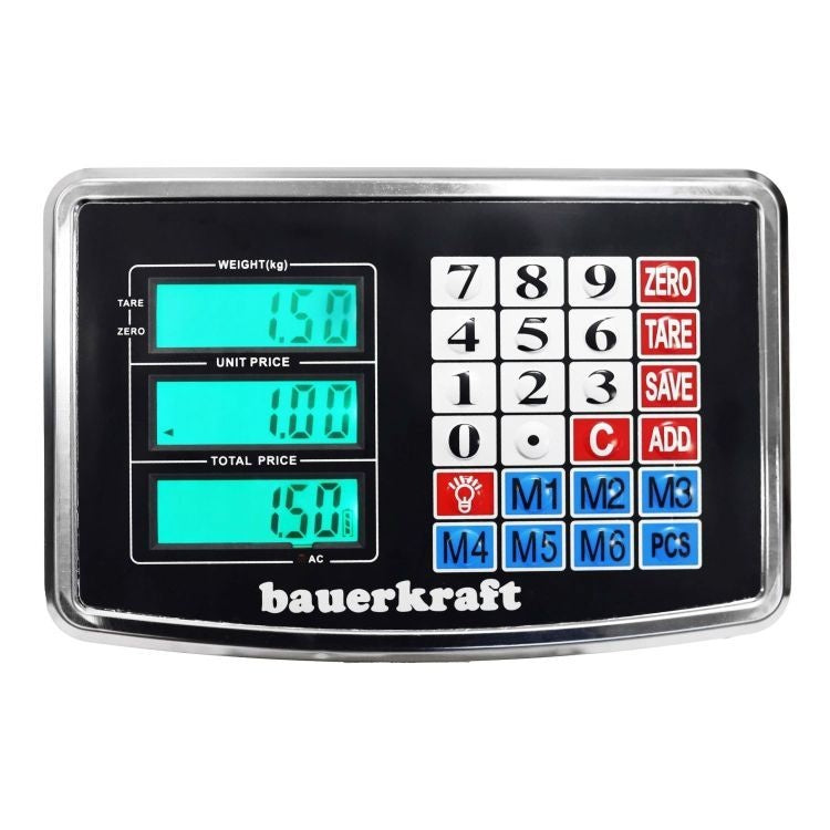Elektronska platformska vaga do 200 kg sa LCD ekranom