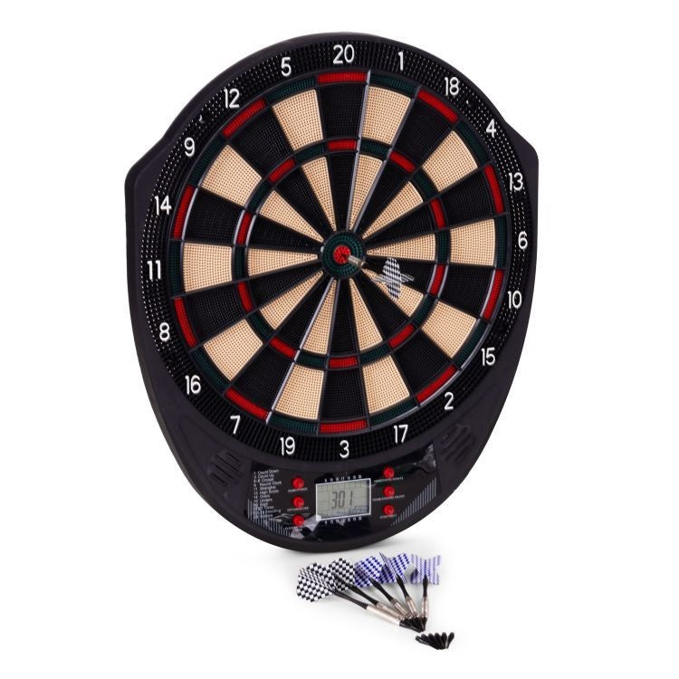 Elektronski pikado 41 cm sa LCD ekranom, 26 igara, set sa 6 pikada