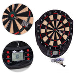 Elektronski pikado 41 cm sa LCD ekranom, 26 igara, set sa 6 pikada