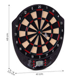 Elektronski pikado 41 cm sa LCD ekranom, 26 igara, set sa 6 pikada