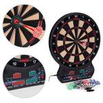 Elektronski pikado 42 cm sa LCD ekranom, 27 igara, set sa 12 pikada
